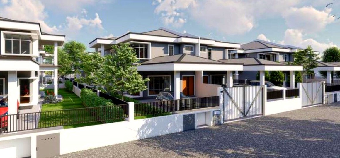 Taman Baiduri two-storey semi-detached homes